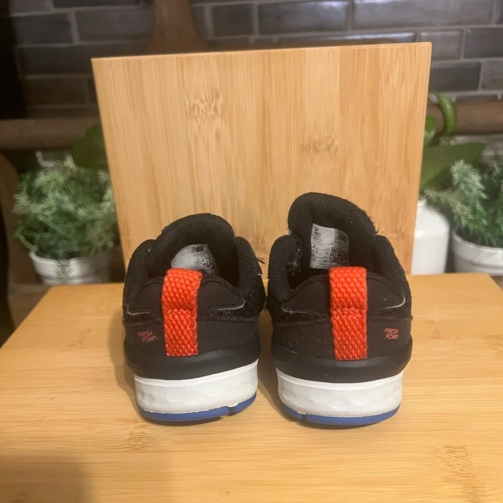 New Balance Kids Blue, White & Black Sneakers